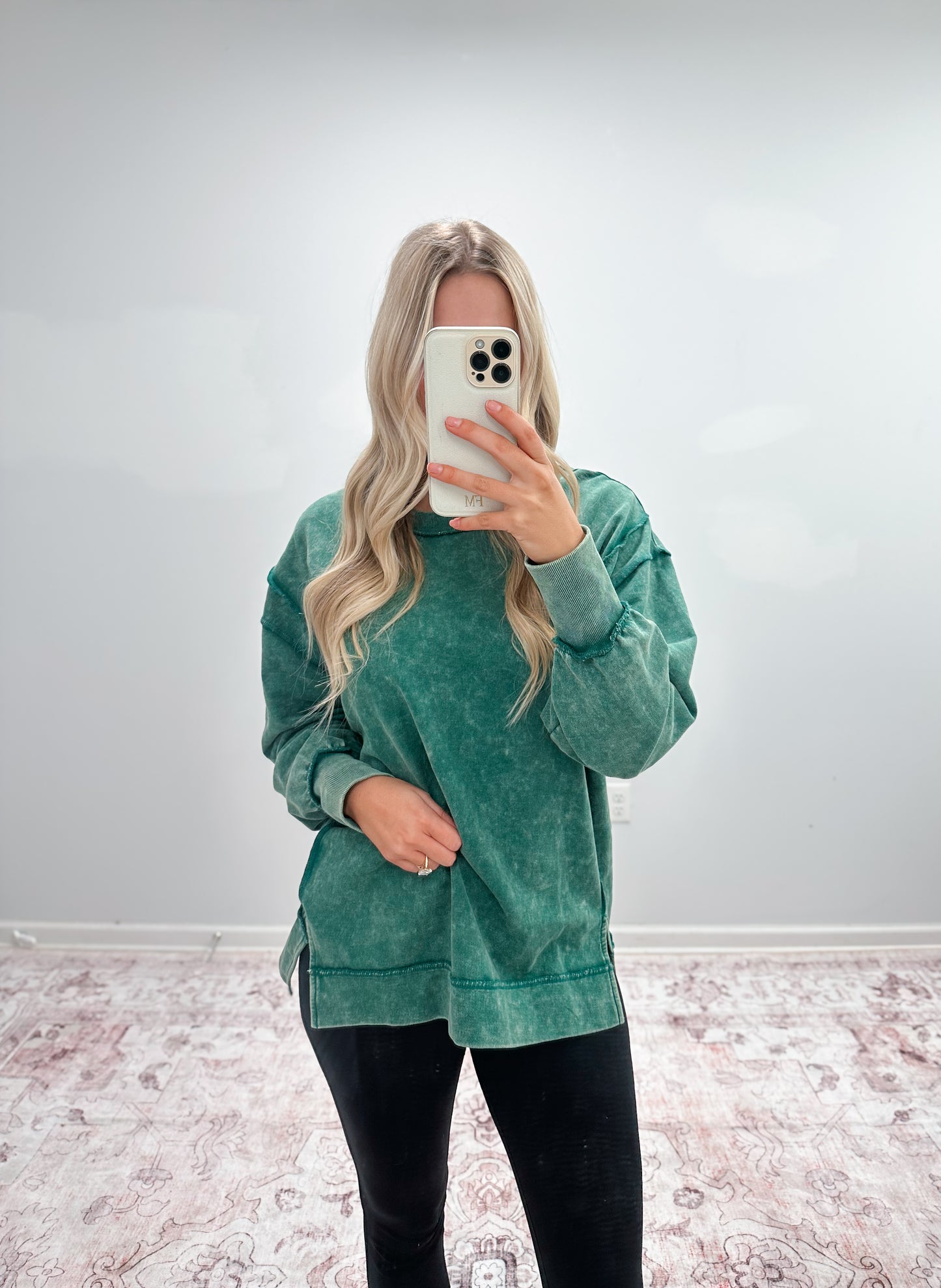 Exposed Seam Sweatshirt