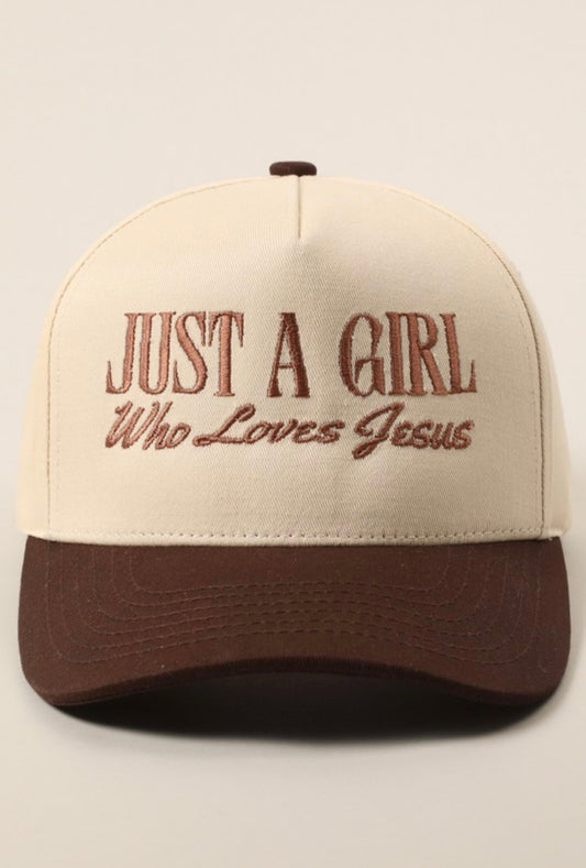 Just A Girl Who Loves Jesus Hat