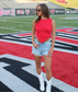 Mid Rise Denim Shorts