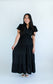 Bubble Sleeve Maxi